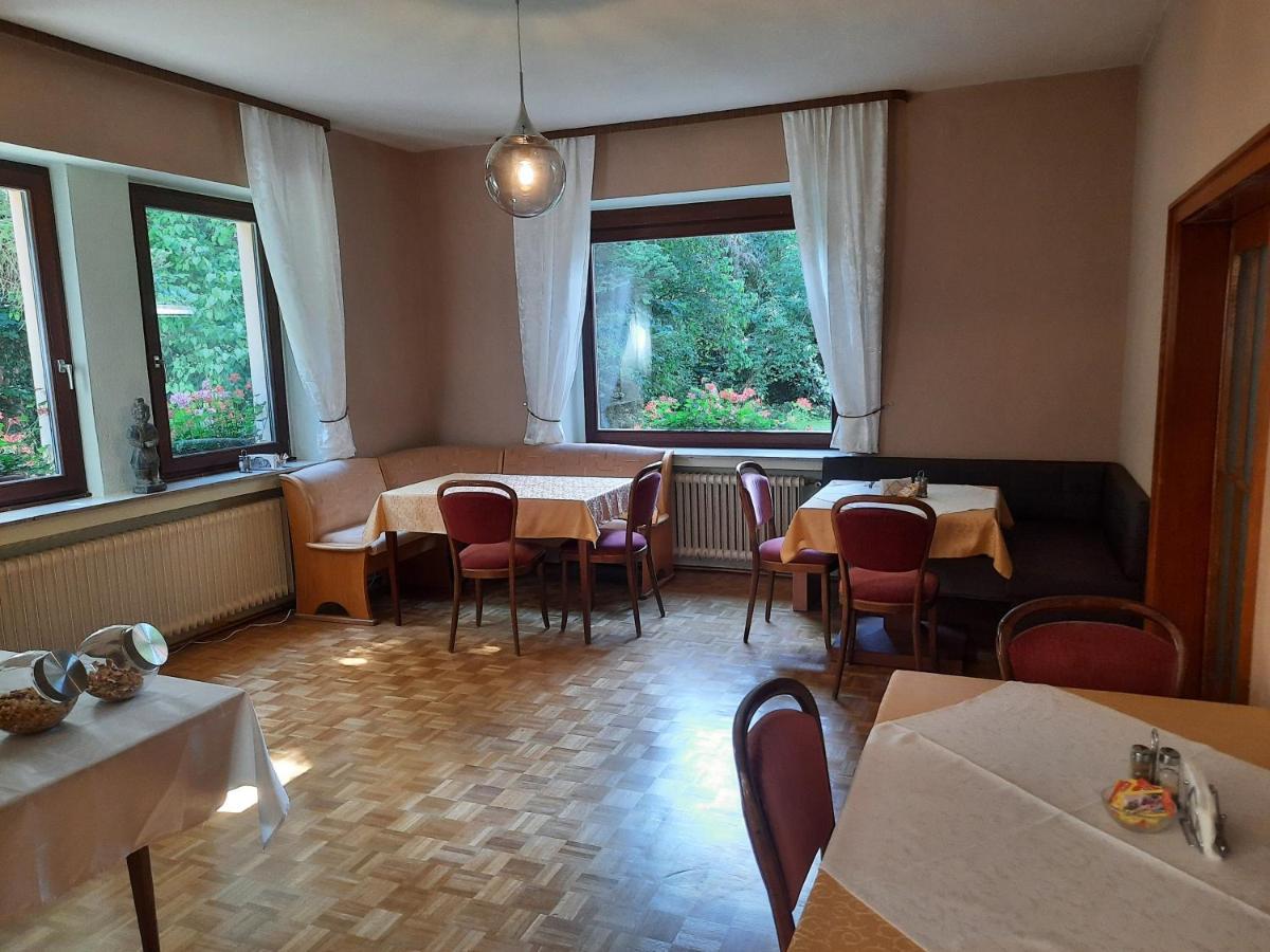 Hotel Pension Blüchersruh Bad Berneck im Fichtelgebirge Dış mekan fotoğraf